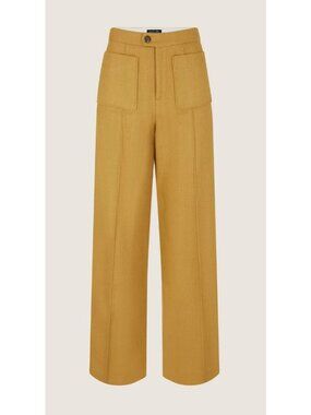 SOEUR Harry Trouser Pants Rustic Beige Cotton Size 34 / 2 / XS